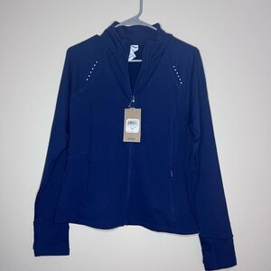 Asics Navy Blue Full-Zip Women's Jacket